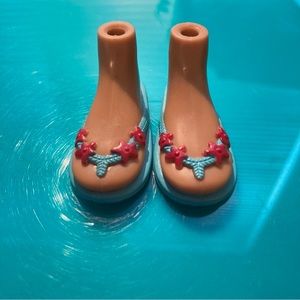 Bratz Girls Doll Turquoise Flip Flop Replacement Shoes
